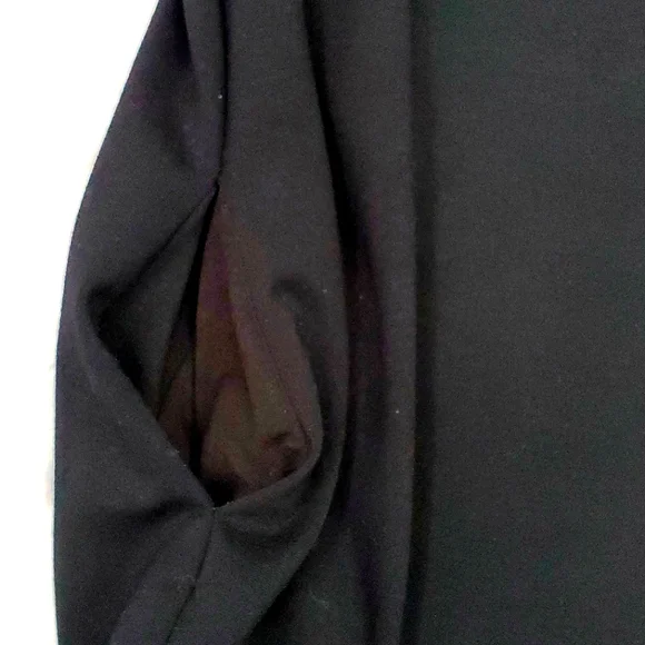 Adrienne Vittadini Black Dress, Size 4 - Picture 5 of 7